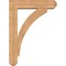 Ekena Millwork Thorton Craftsman Smooth Bracket w/ Offset Brace, Western Red Cedar, 7 1/2"W x 32"D x 44"H BKT0806X32X44THR04SWR - alternate 4